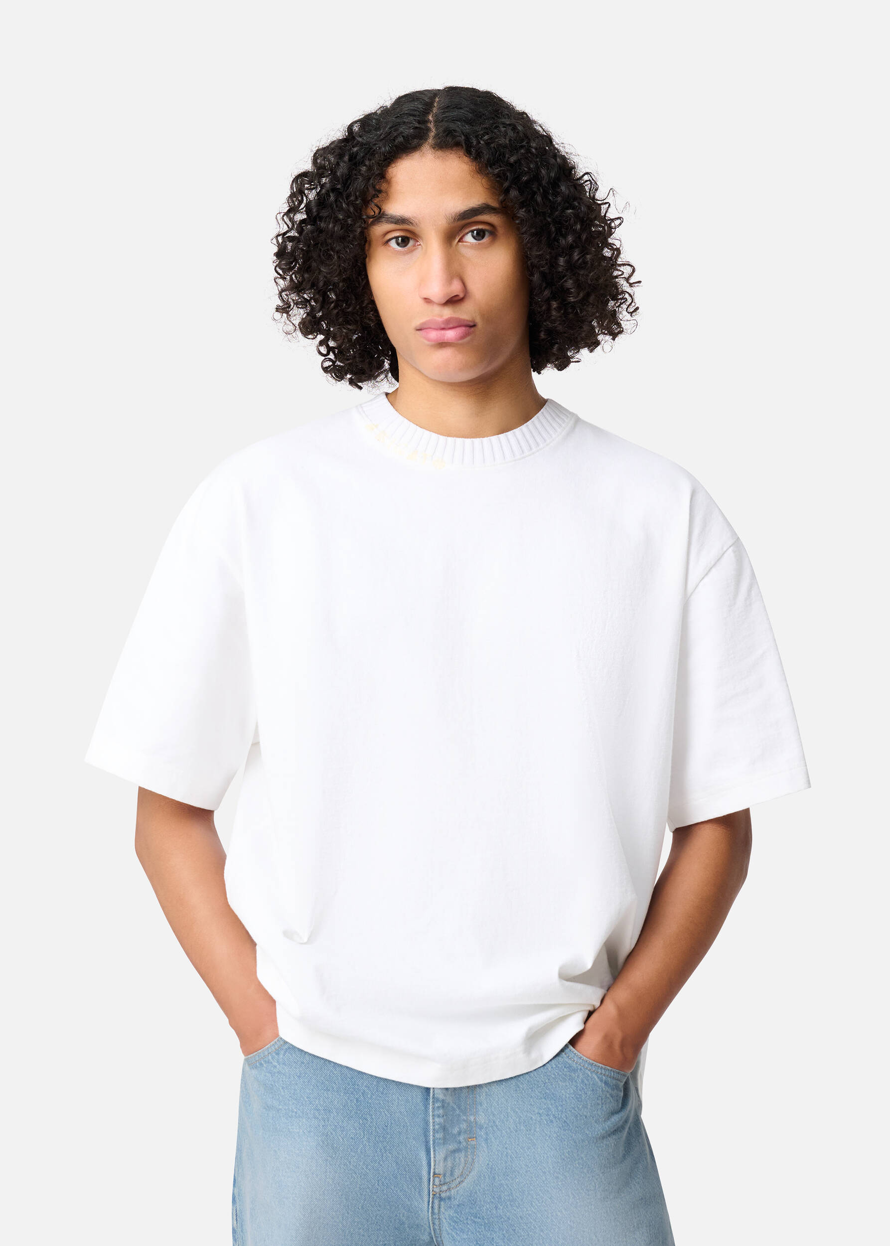 Apex Ribbed T-Shirt White
