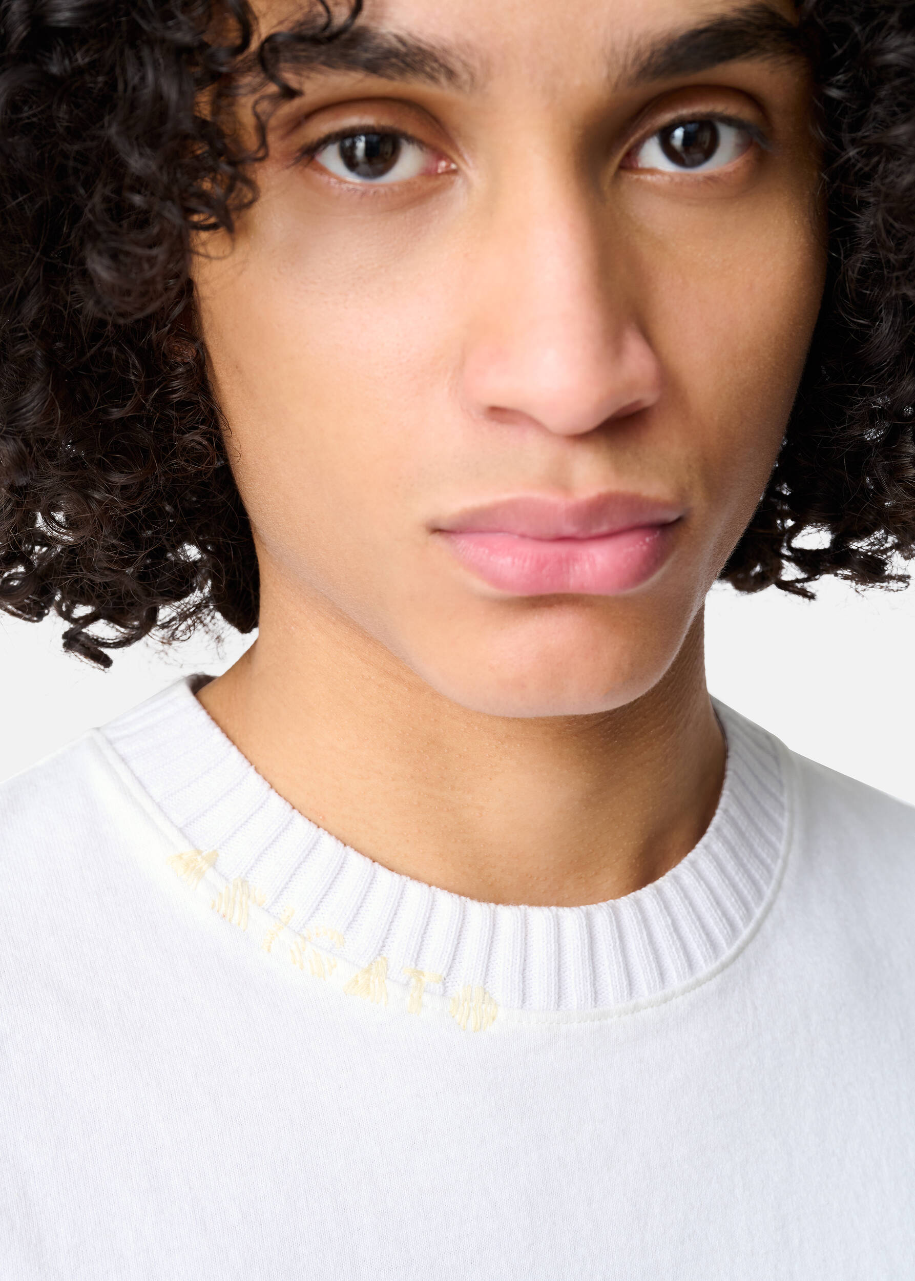 Apex Ribbed T-Shirt White